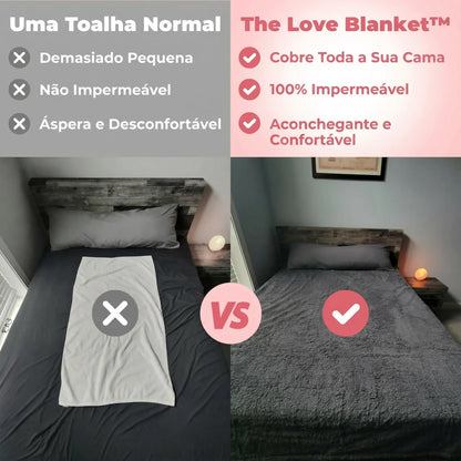 The Love Blanket™ - Cobertor íntimo impermeável